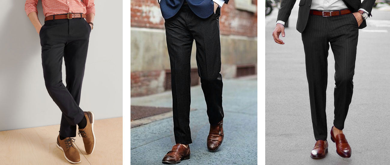50 Cool Black Pants With Brown Shoes Outfits For Men | Black pants brown  shoes, Black dress pants men, Brown shoes outfit